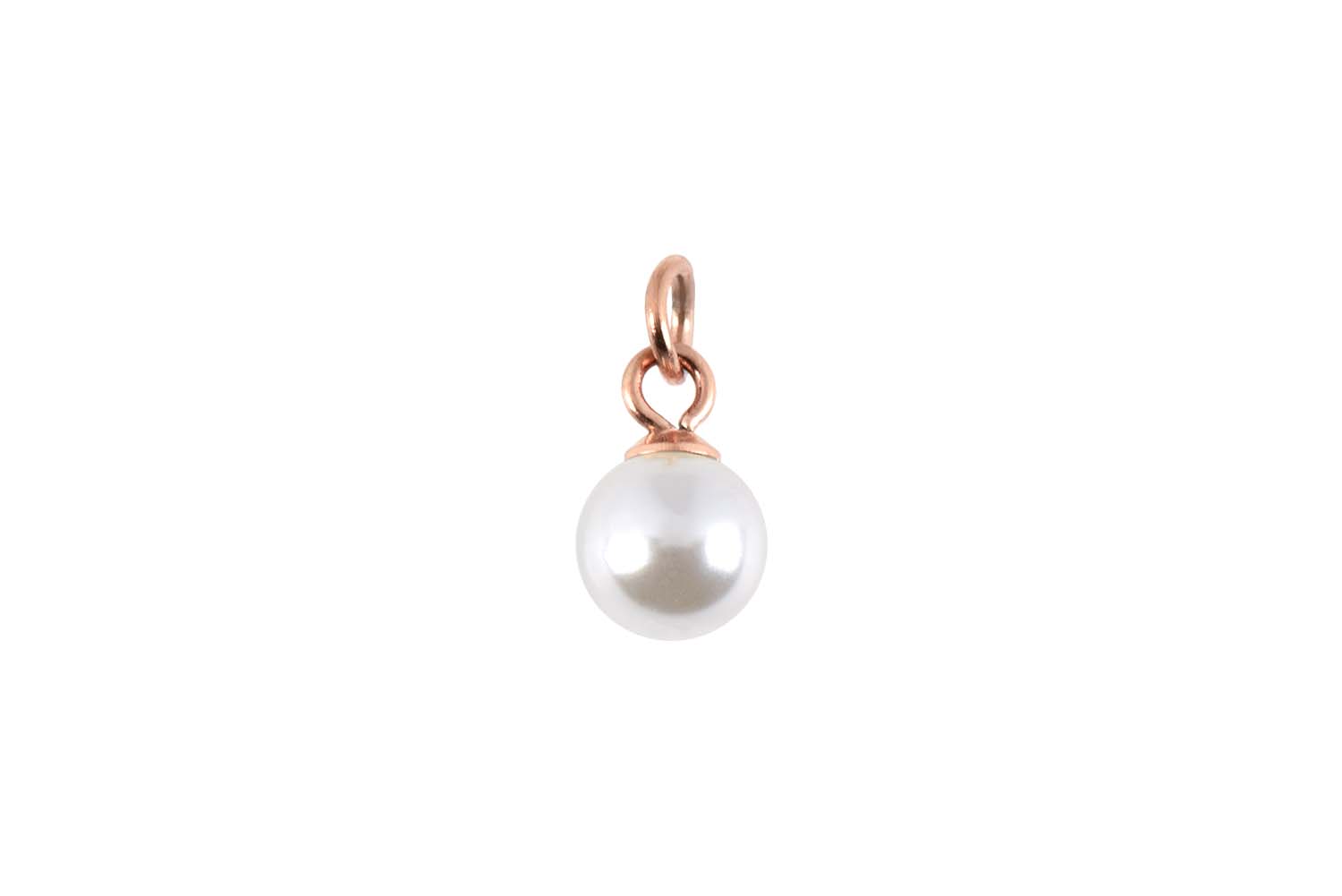 Chirurgenstahl Anhänger für Clicker SYNTHETISCHE PERLE von Piercingline